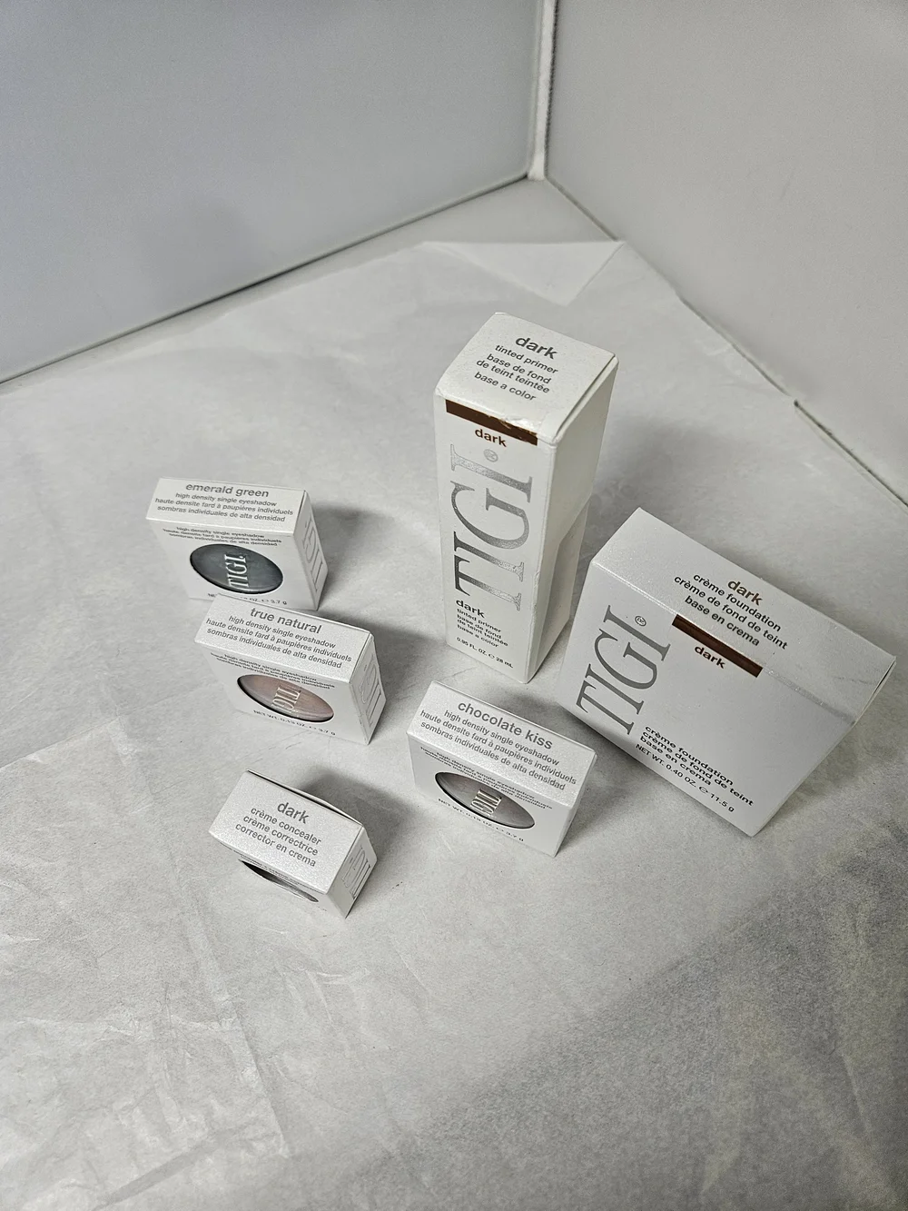 Bundle Of 6 TIGI Cosmetics Make-up Foundation Eye Shadow